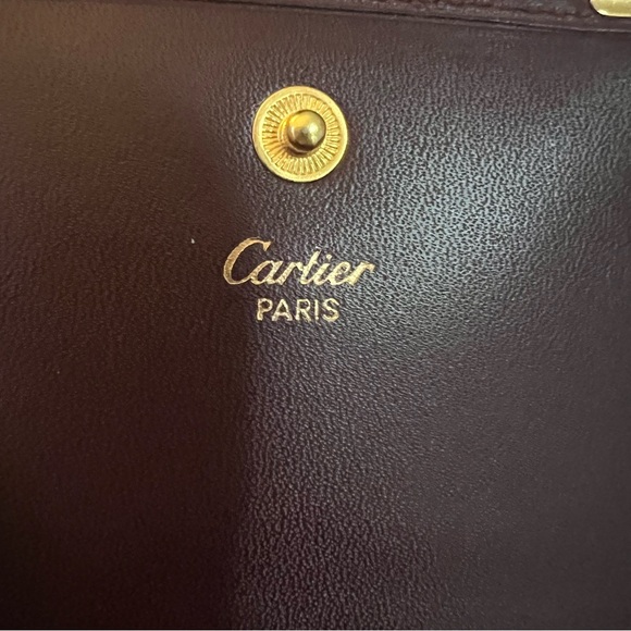 Cartier Coin Purse in wine color - Picture 8 of 12